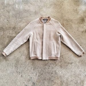 BEIGE BUTTON UP JACKET
